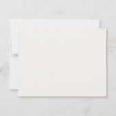 Invitation Baby in Bloom Wildflower Nursery Note Card (Dos)