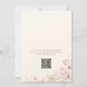 Invitation Baby In Bloom Wildflower QR Baby Shower (Dos)