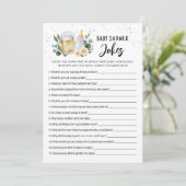 Invitation Baby Is Brewing Baby Shower Jokes Game with Answer (Debout devant)