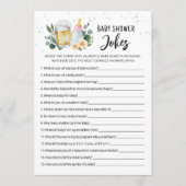 Invitation Baby Is Brewing Baby Shower Jokes Game with Answer (Devant)