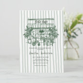 Invitation  baby is brewing Home cafe themed BABY Shower (Debout devant)