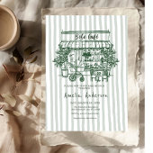 Invitation  baby is brewing Home cafe themed BABY Shower