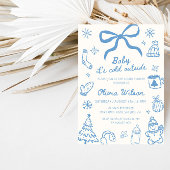 Invitation Baby It’s Cold Outside Winter Baby Shower Party
