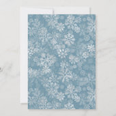 Invitation Baby it's Cold Outside Blue Clothes  Baby Shower  (Dos)