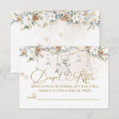 Invitation Baby Its Cold Outside Clothest Line Baby Shower (Devant / Derrière)