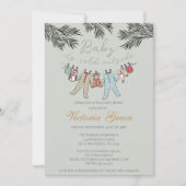 Invitation Baby It's Cold Outside Gender Neutral Baby shower (Devant)