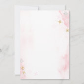 Invitation Baby It's Cold Outside Pink Sleigh Baby Shower (Dos)