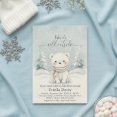 Invitation Baby It's Cold Outside Polar Bear Baby Shower