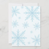 Invitation Baby Its Cold Outside Snowflakes Boy Baby Shower (Dos)