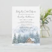Invitation Baby It's Cold Outside Winter Baby Shower (Debout devant)
