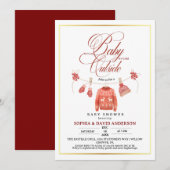 Invitation Baby Its Cold Outside Winter Baby Shower (Devant / Derrière)