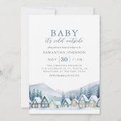Invitation Baby, It's Cold Outside Winter Holiday Baby Shower (Devant)