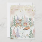Invitation Baby It's Cold Outside Winter Woodland Baby Shower (Dos)
