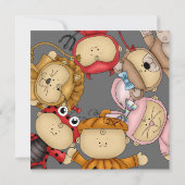 Invitation Baby Ladybug Premier parti d'Halloween (Dos)