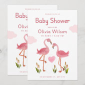 Invitation Baby Love Celebration Vibes (Devant / Derrière)