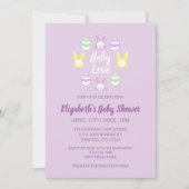 Invitation Baby Love Pâques Baby Shower (Devant)