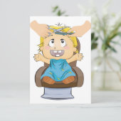 Invitation Baby Obtenir Coupe de cheveux amusant Enfants Barb (Debout devant)