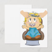 Invitation Baby Obtenir Coupe de cheveux amusant Enfants Barb (Devant / Derrière)