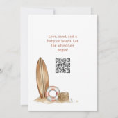 Invitation Baby On Board | Arch Frame Beach Baby Shower (Dos)