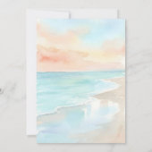 Invitation baby on board beach coast surfboard baby shower (Dos)