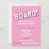 Invitation Baby on Skateboard Chaussures - Fille - (Devant)