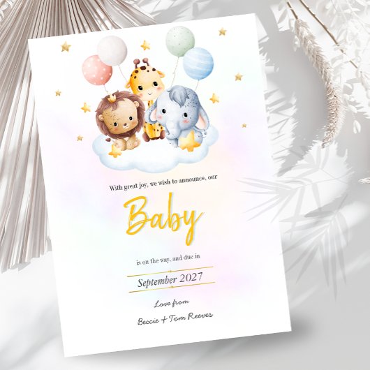 Invitation Baby on the Way Announcement