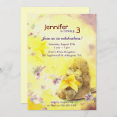 Invitation Baby Otter, fête d'anniversaire pour les enfants (Devant / Derrière)