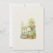 Invitation Baby Peter Rabbit Garden Baby shower (Dos)