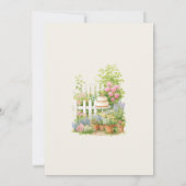 Invitation Baby Peter Rabbit Garden Baby shower (Dos)