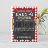 Invitation Baby-Q 5x7 (Debout devant)