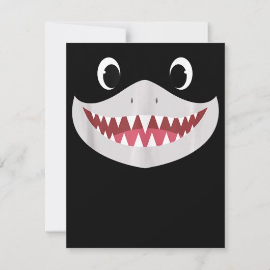Invitation Baby Shark Halloween (Devant)