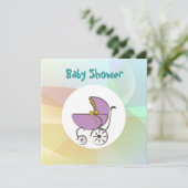 Invitation Baby-Shopping Pastel (Debout devant)