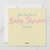 Invitation baby shower (Dos)