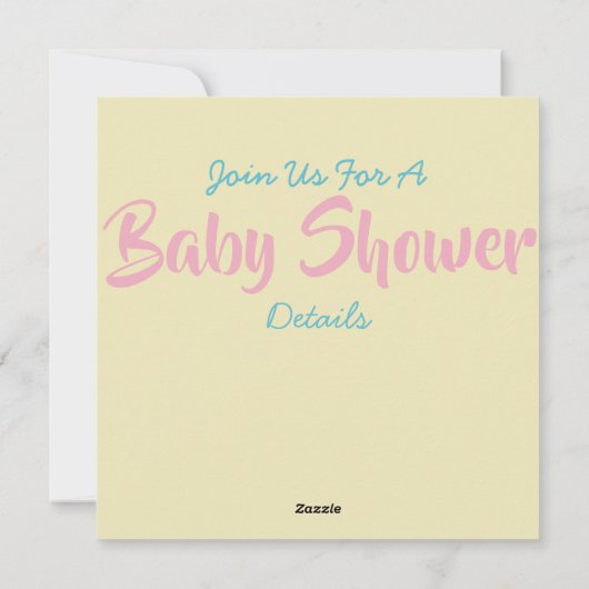 Invitation baby shower (Dos)