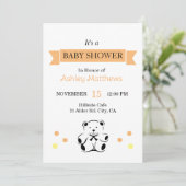 Invitation Baby shower (Debout devant)