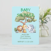 INVITATION BABY SHOWER (Debout devant)