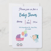 Invitation baby shower (Devant)