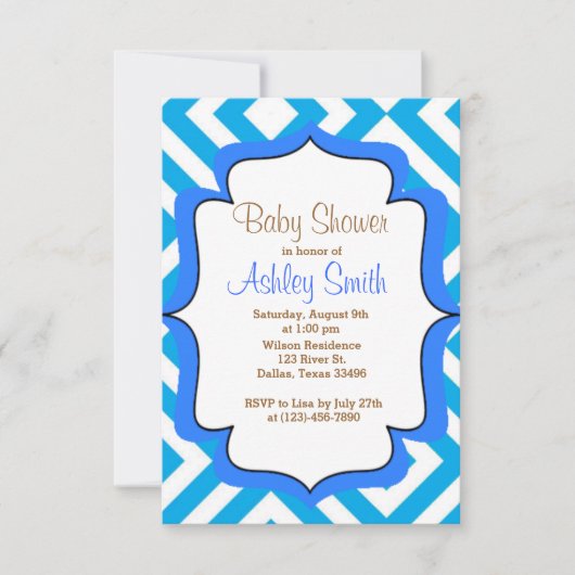 Invitation Baby shower (Devant)