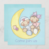 Invitation Baby shower (Devant / Derrière)