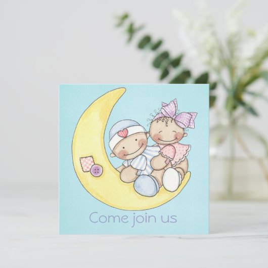 Invitation Baby shower (Debout devant)