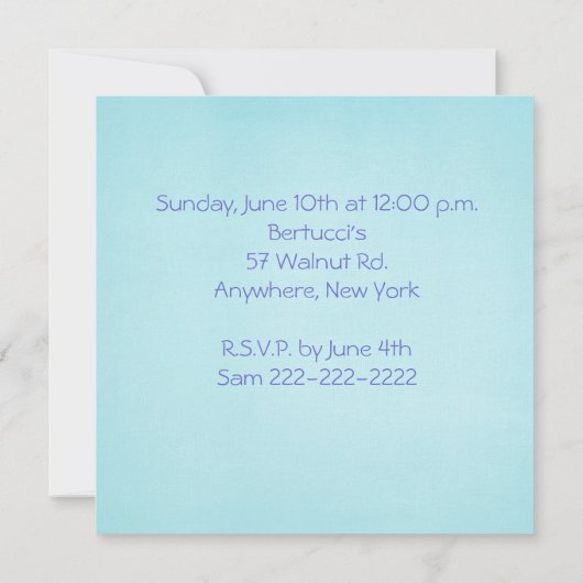 Invitation Baby shower (Dos)