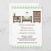 Invitation Baby shower (Devant / Derrière)