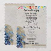 Invitation baby shower (Devant / Derrière)