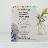 Invitation baby shower (Debout devant)