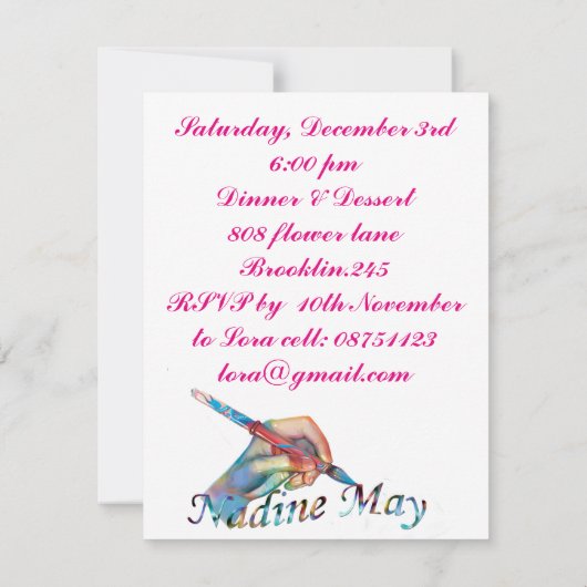 Invitation Baby shower (Dos)