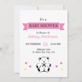 Invitation Baby shower (Devant)