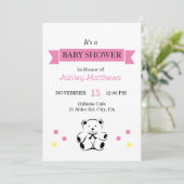Invitation Baby shower (Debout devant)