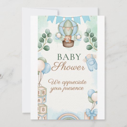 Invitation Baby shower (Dos)