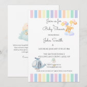 INVITATION BABY SHOWER (Devant / Derrière)