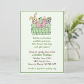 Invitation Baby shower (Debout devant)